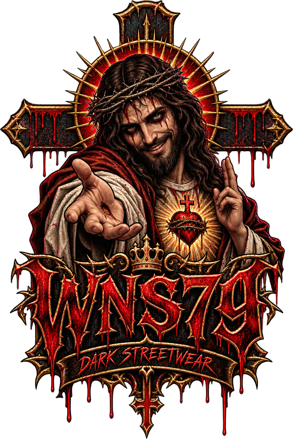 WNS79 T-Shirt – Himmel und Hölle