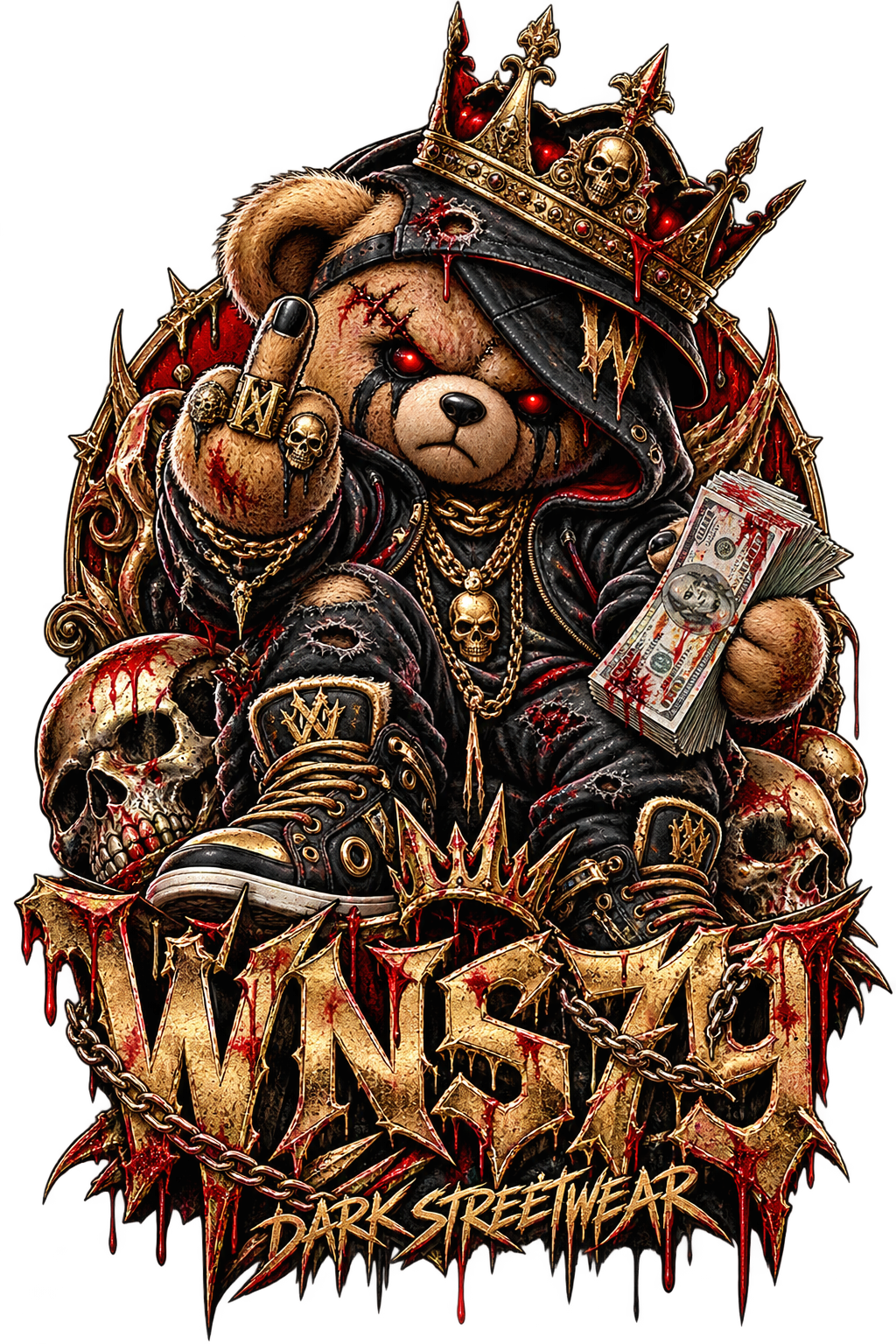 WNS79 Hoodie – King Teddy