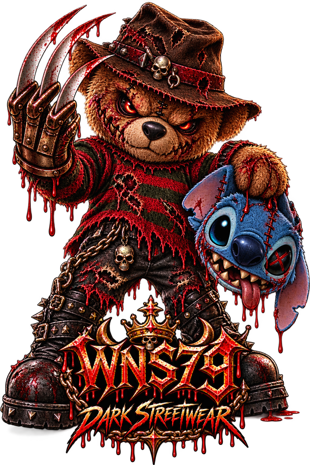 WNS79 T-Shirt – Freddy Teddy für Damen und Herren