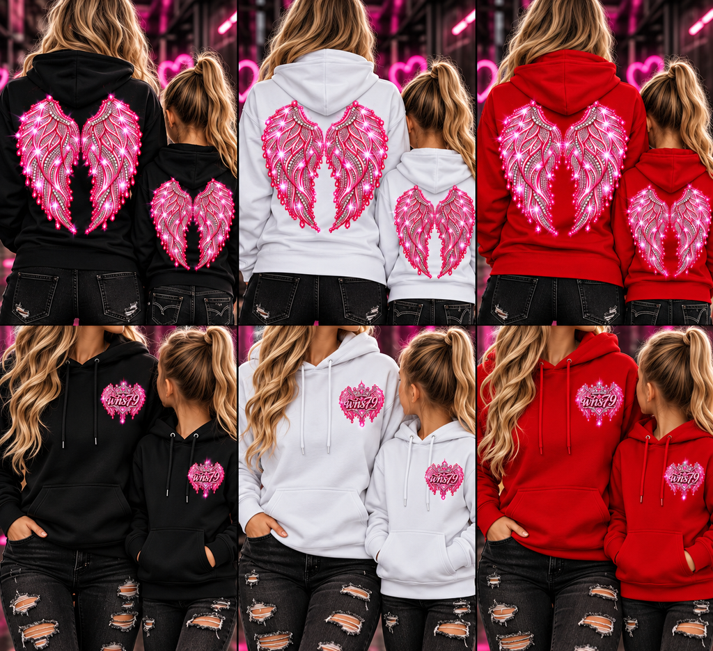 WNS79 Hoodie – Pink Wings