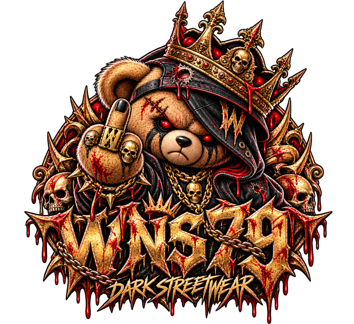 WNS79 Hoodie – King Teddy