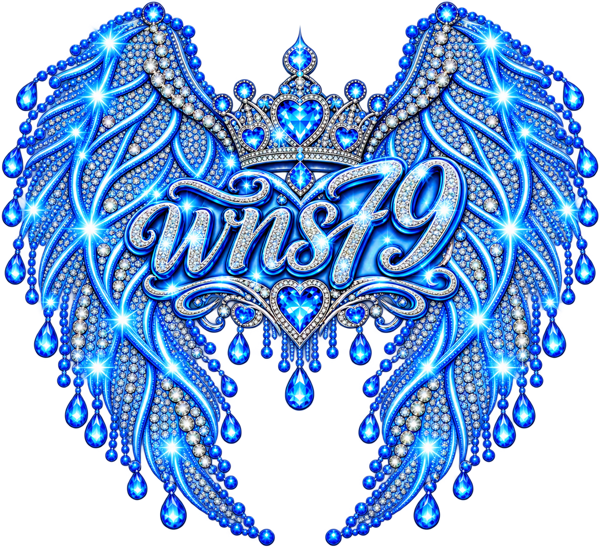 WNS79 Kinder-T-Shirt – Blue Wings