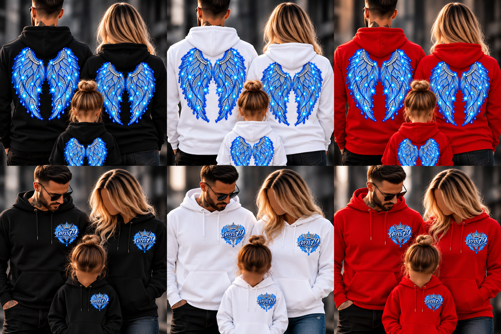 WNS79 Hoodie – Blue Wings