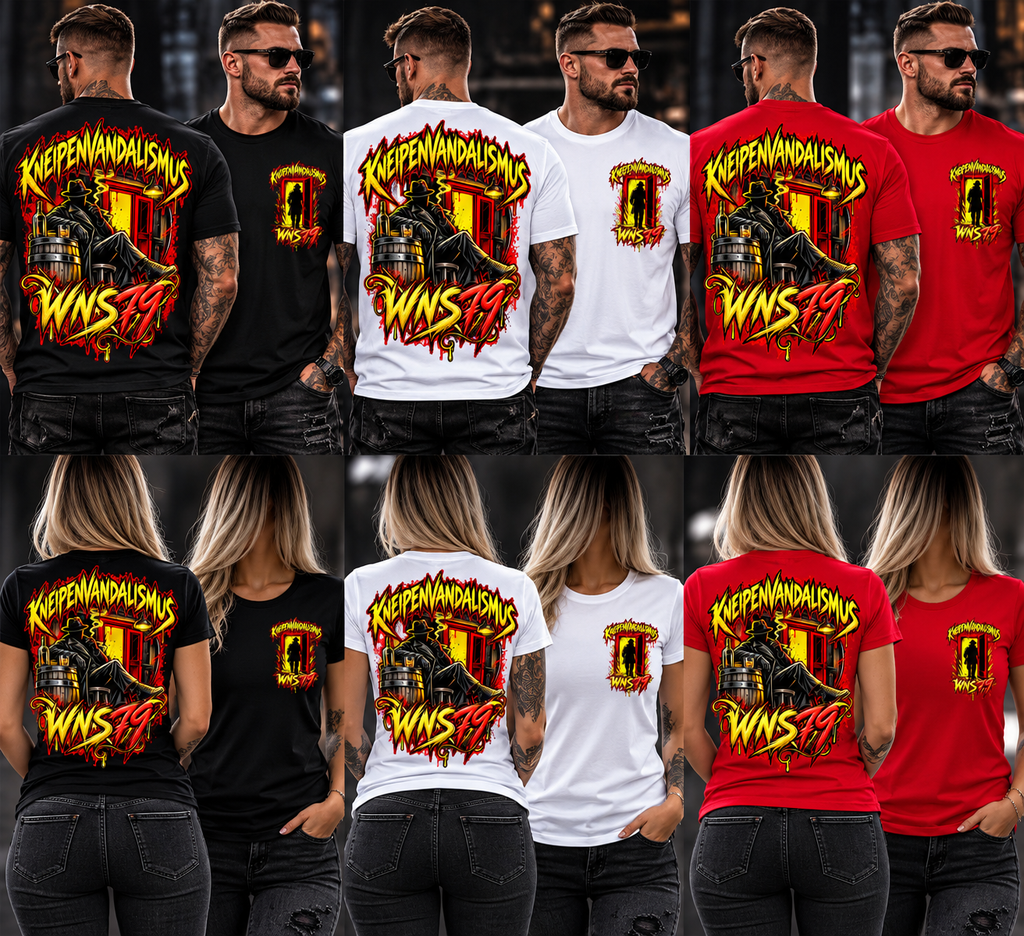 WNS79 T-Shirt – Kneipenvandalismus