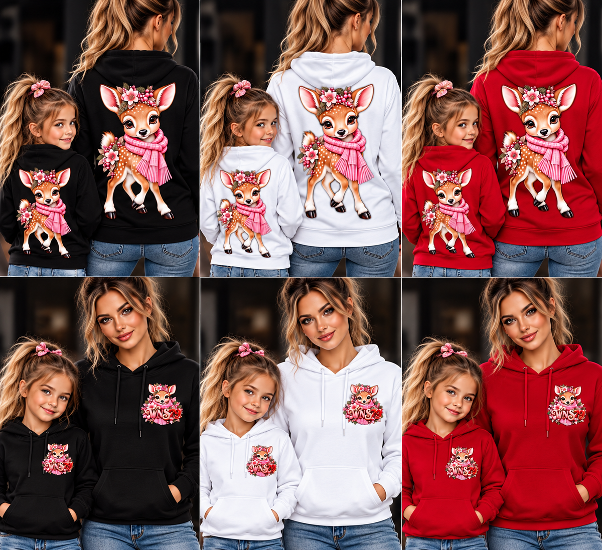 WNS79 Kinder-Hoodie – Blütenreh