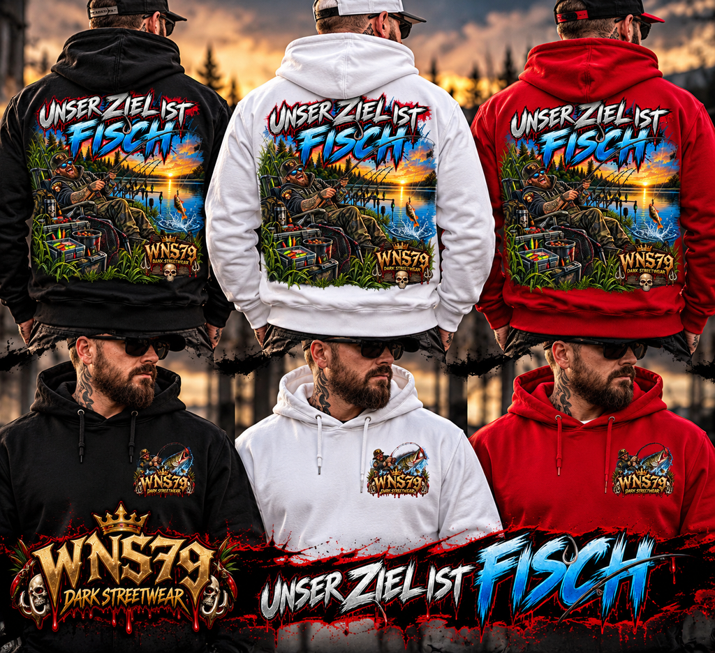 WNS79 Hoodie – Unser Ziel ist Fisch