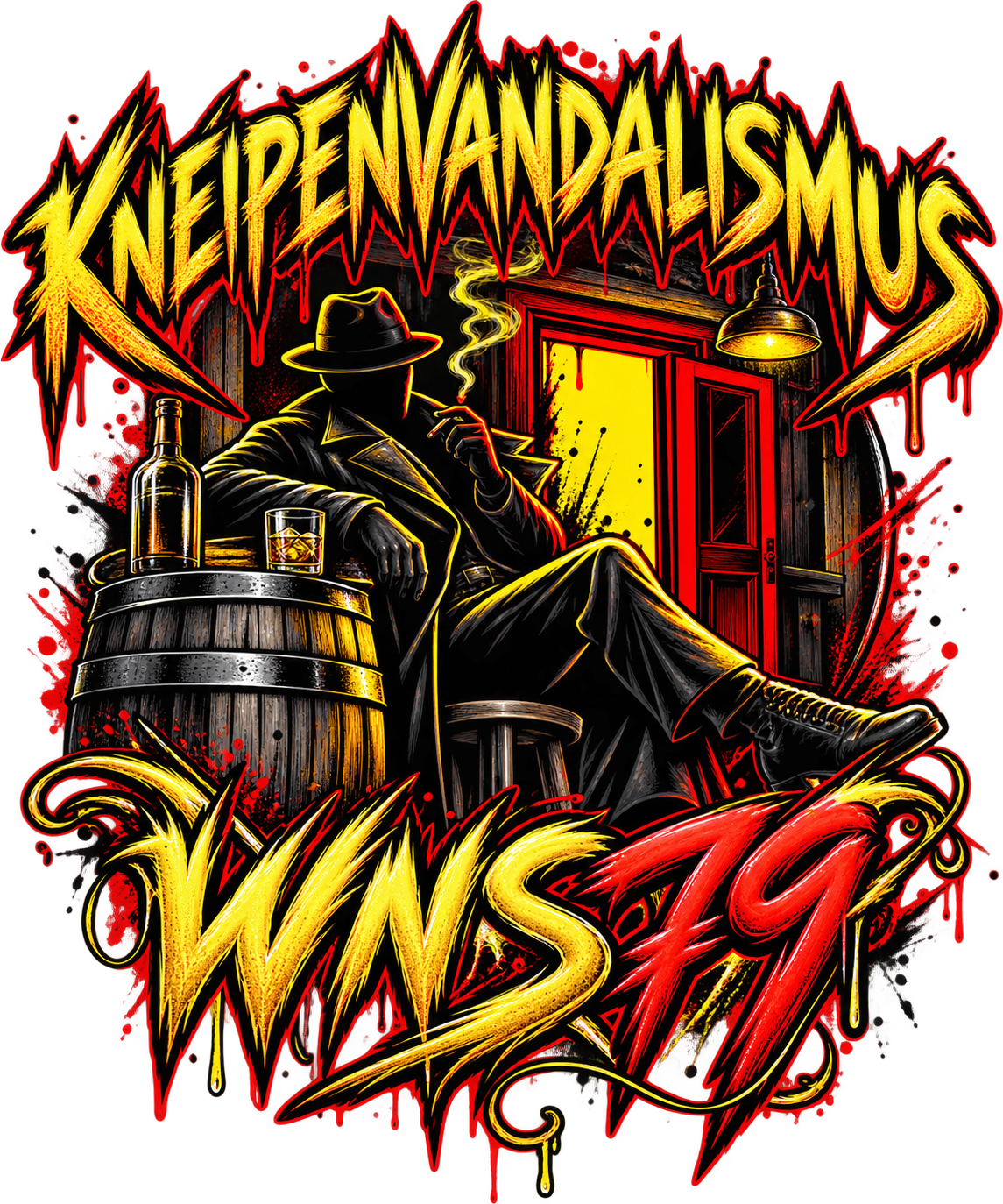 WNS79 Hoodie – Kneipenvandalismus