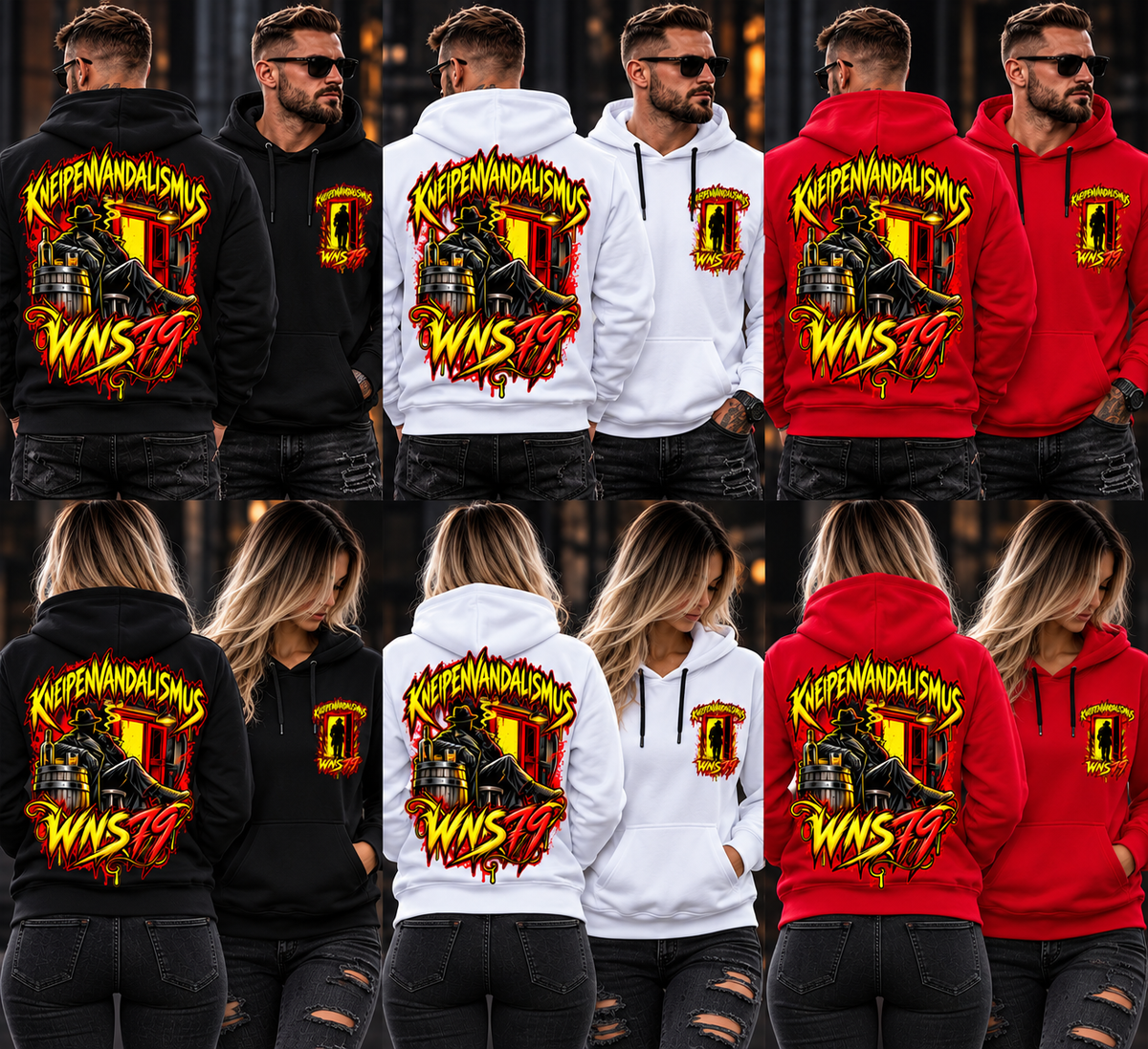 WNS79 Hoodie – Kneipenvandalismus