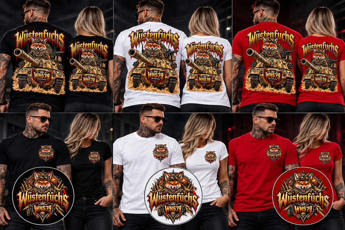 WNS79 T-Shirt – Wüstenfuchs