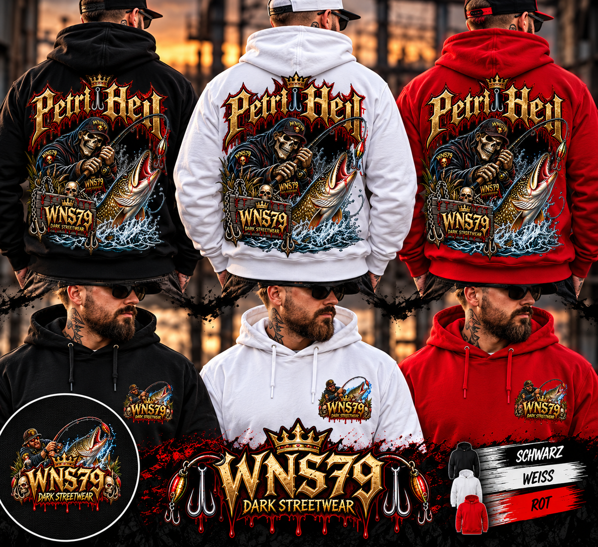 WNS79 Hoodie – Petri Heil