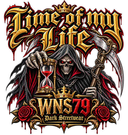 WNS79.Darkstreetwear Hoodie Time of my life