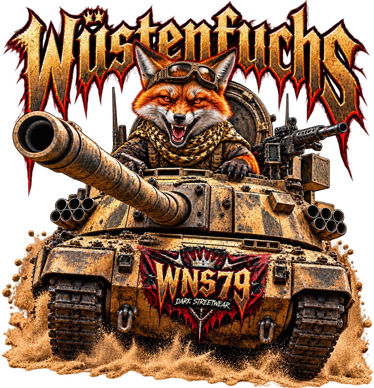 WNS79 Hoodie – Wüstenfuchs